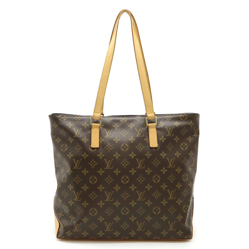 LOUIS VUITTON Monogram Cabas Mezzo Tote Bag Shoulder